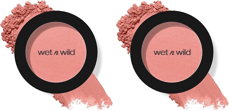 wet n wild Color Icon Blush, Effortless Glow & Seamless Blend infused with Luxuriously Smooth Jojoba Oil, Sheer Finish with a Matte Natural Glow, Cruelty-Free & Vegan - Nudist Society(Packaged)