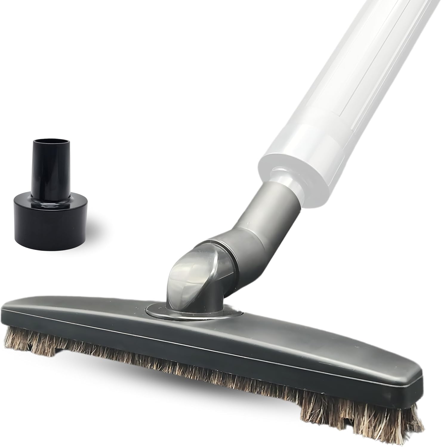 for Shop Vac Upgraded Vacuum Brush Attachment with Horse Hair Soft Bristles and Flexible Brush Head – Work on Low Carpet, Hardwood/Tiles/Hard Floors (for Shop-Vac Using 1 1/4” & 2 1/2” Accessories) for Shop Vac Upgraded Vacuum Brush Attachment with Horse Hair Soft Bristles and Flexible Brush Head – Work on Low Carpet, Hardwood/Tiles/Hard Floors (for Shop-Vac Using 1 1/4” & 2 1/2” Accessories)