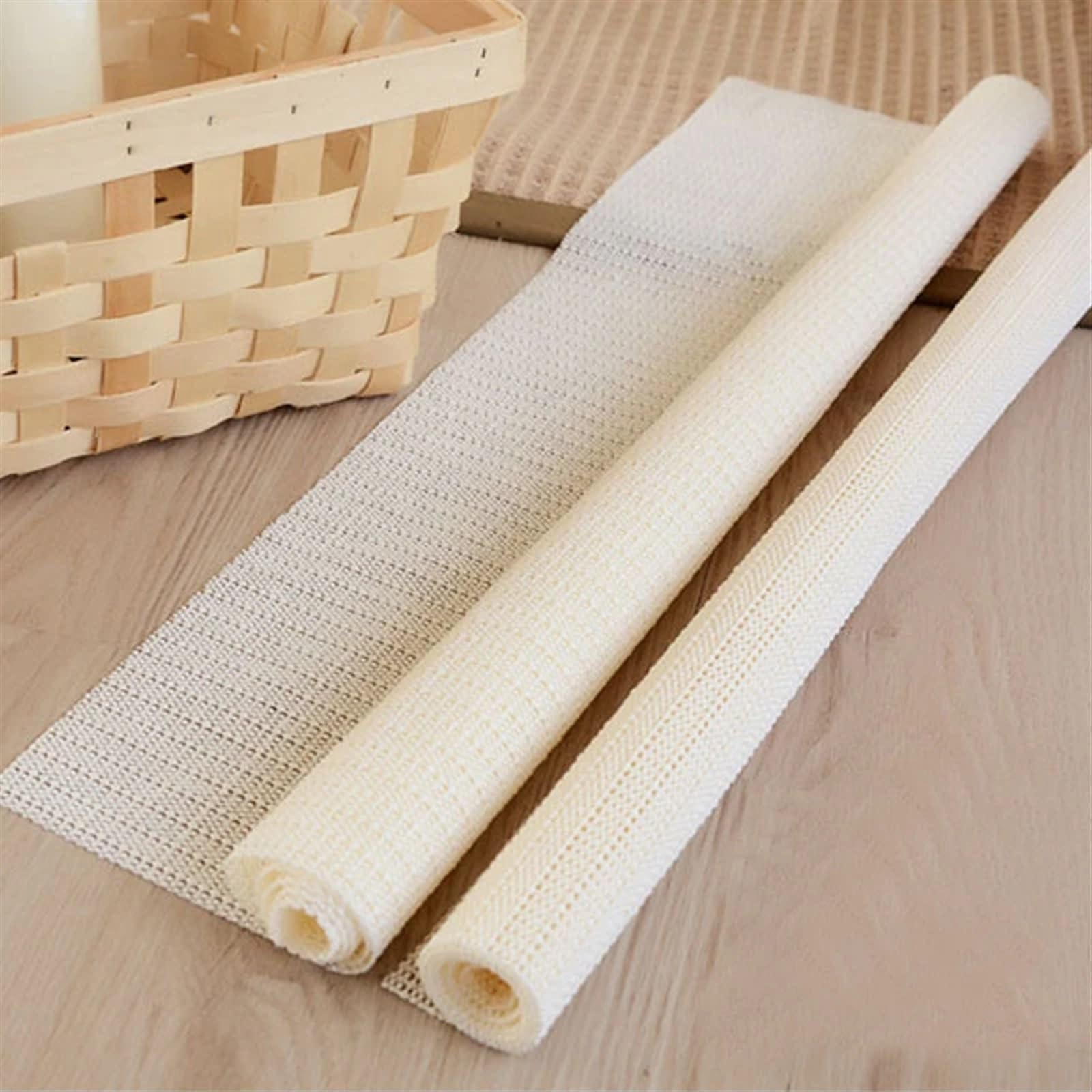Teppich Antirutschunterlage 3PCS Zuschneidbare Anti-Rutsch-Matte, Unterlage, Schutz, Tischbodenschutz, Mattennetz for Teppiche, Teppichgreifer, Anti-Rutsch-Teppichmatte, Heimdekoration(70x180cm)