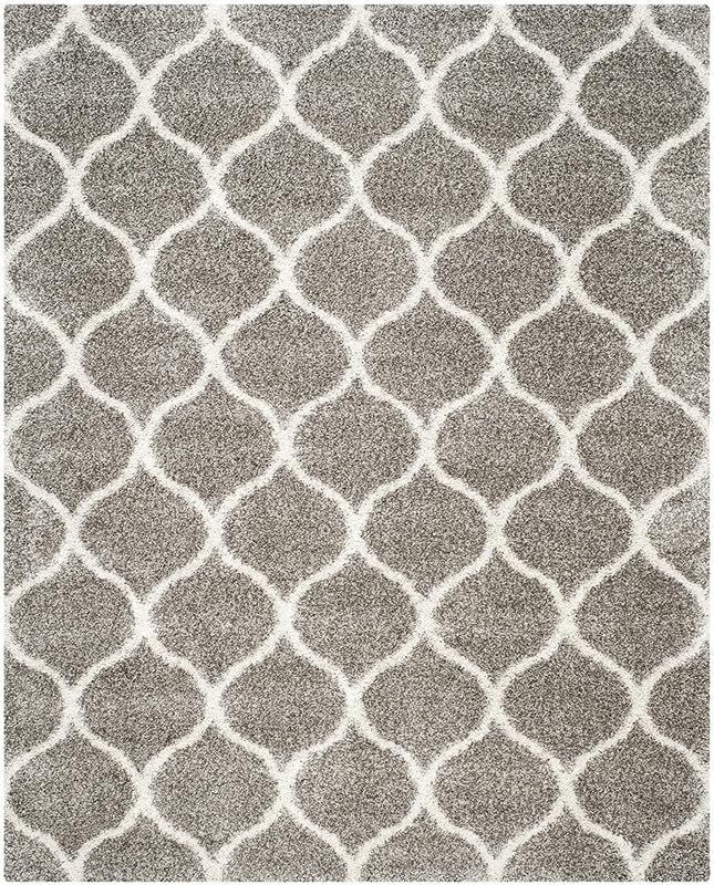 Image of Shaggy Area Rug for Living Room and Bedroom 3X5 FT Soft Plush Floor Carpet with Fluffy Texture, Modern Decorative Rug,Bedside and Indoor Spaces,LIGHTGRY