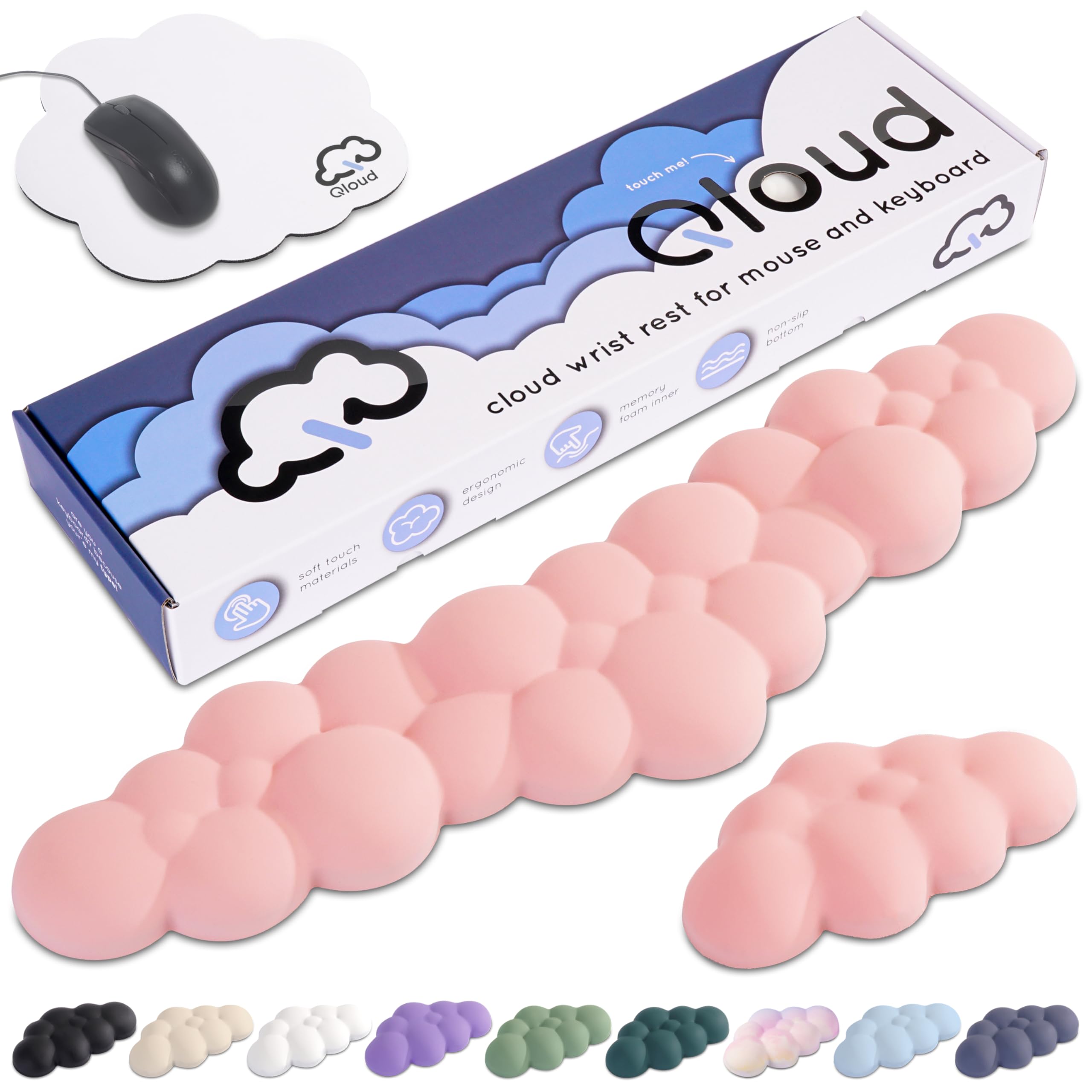 Create-ables Qloud Cloud Wrist Rest - Pink