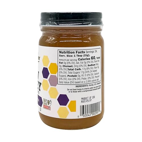 Miniatura 2 de GLORYBEE Miel cruda local de Washington, 18 oz