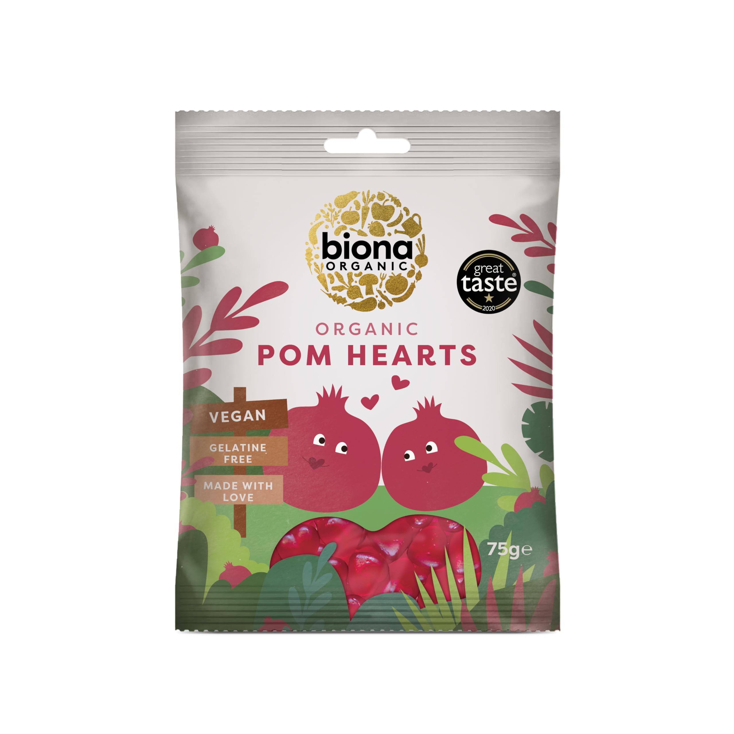 BIONA Organic Pomegranate Hearts