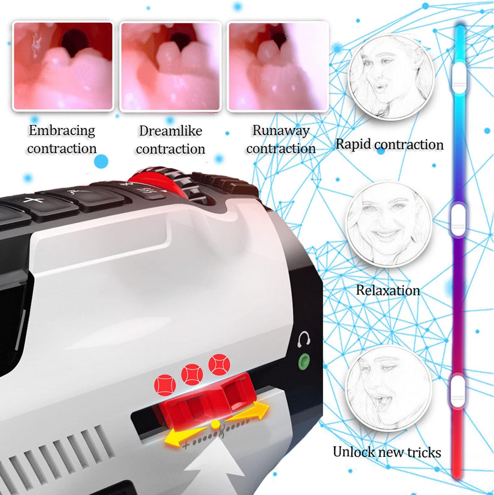 Masturbatore Uomo Sex Toys per Uomini Vibratore Masturvatore Maschile Masturbazione Maschile Sex Toy con 3D Vagina Finta Giocattoli Sessuali