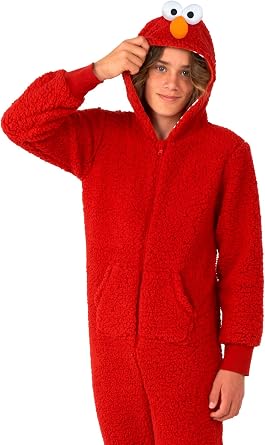 Opposuits Kids Onesie - Sesame Street One-piece - Loose Fit - Including Pockets