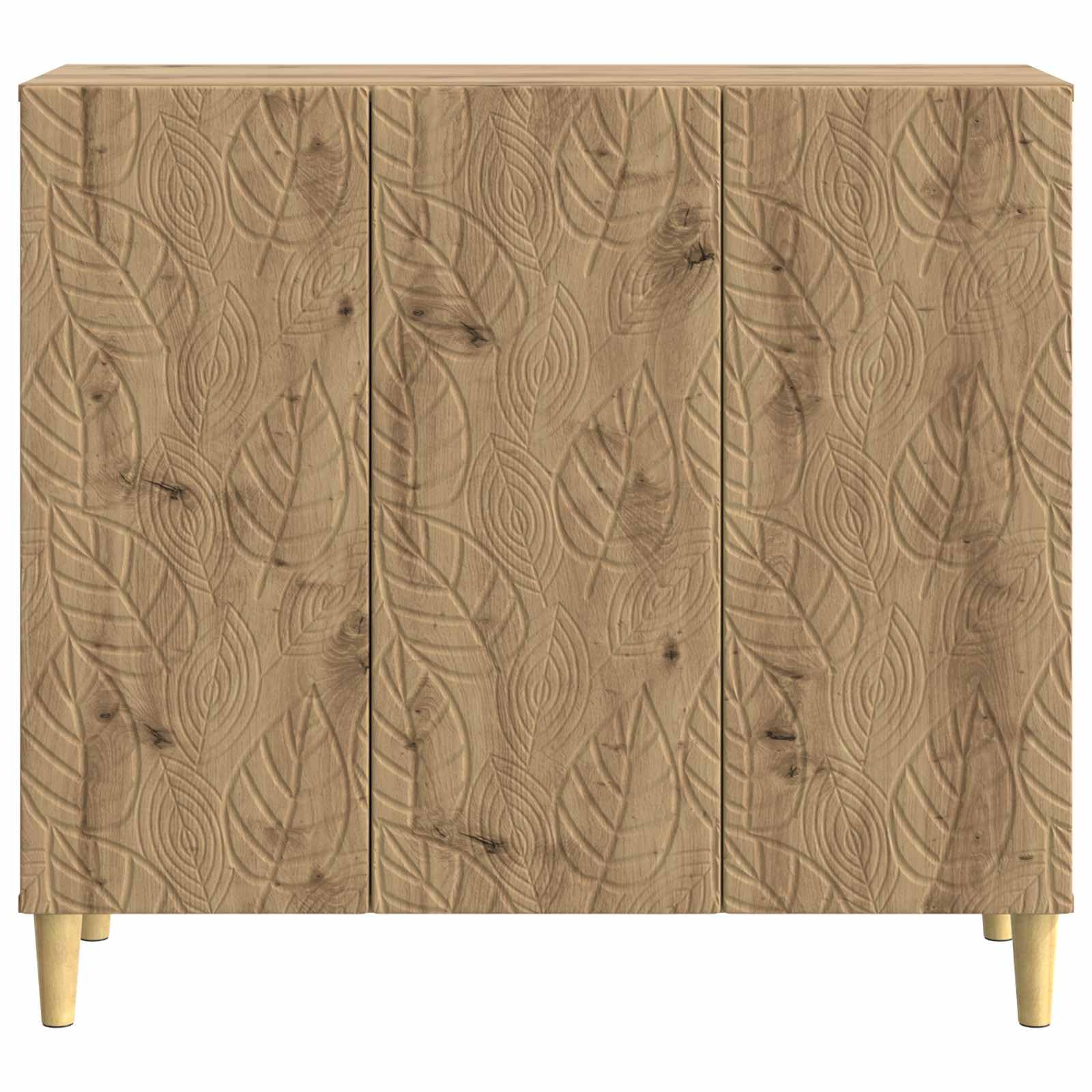 vidaXL Bufet Dąb artisan 89 x 34,5 x 80 cm Drewno inżynieryjne