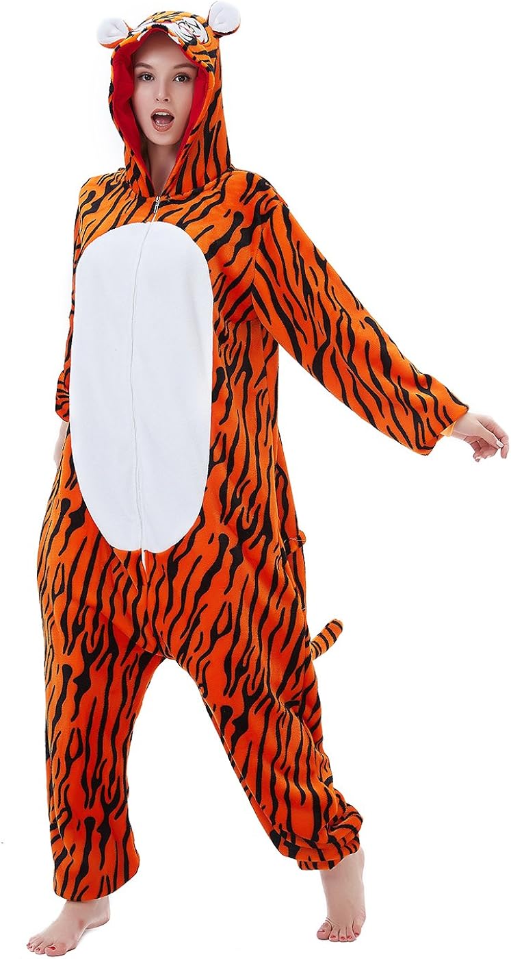 Buy Abenca Women Tiger Onesie Pajamas Costume Adult Animal Halloween Christmas Cosplay Onepiece Online In Taiwan B07fn9715w Buy Abenca Women Tiger Onesie Pajamas Costume Adult Animal Halloween Christmas Cosplay Onepiece Online In Taiwan B07fn9715w