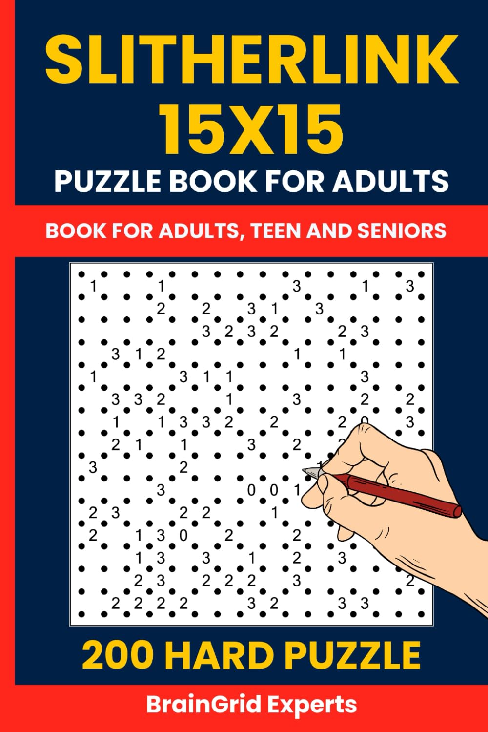 Slitherlink Puzzle Book for Adults - 200 Hard Logic Loop Challenges (15x15 Grid): Extreme Slitherlink Puzzles for Smart Solvers