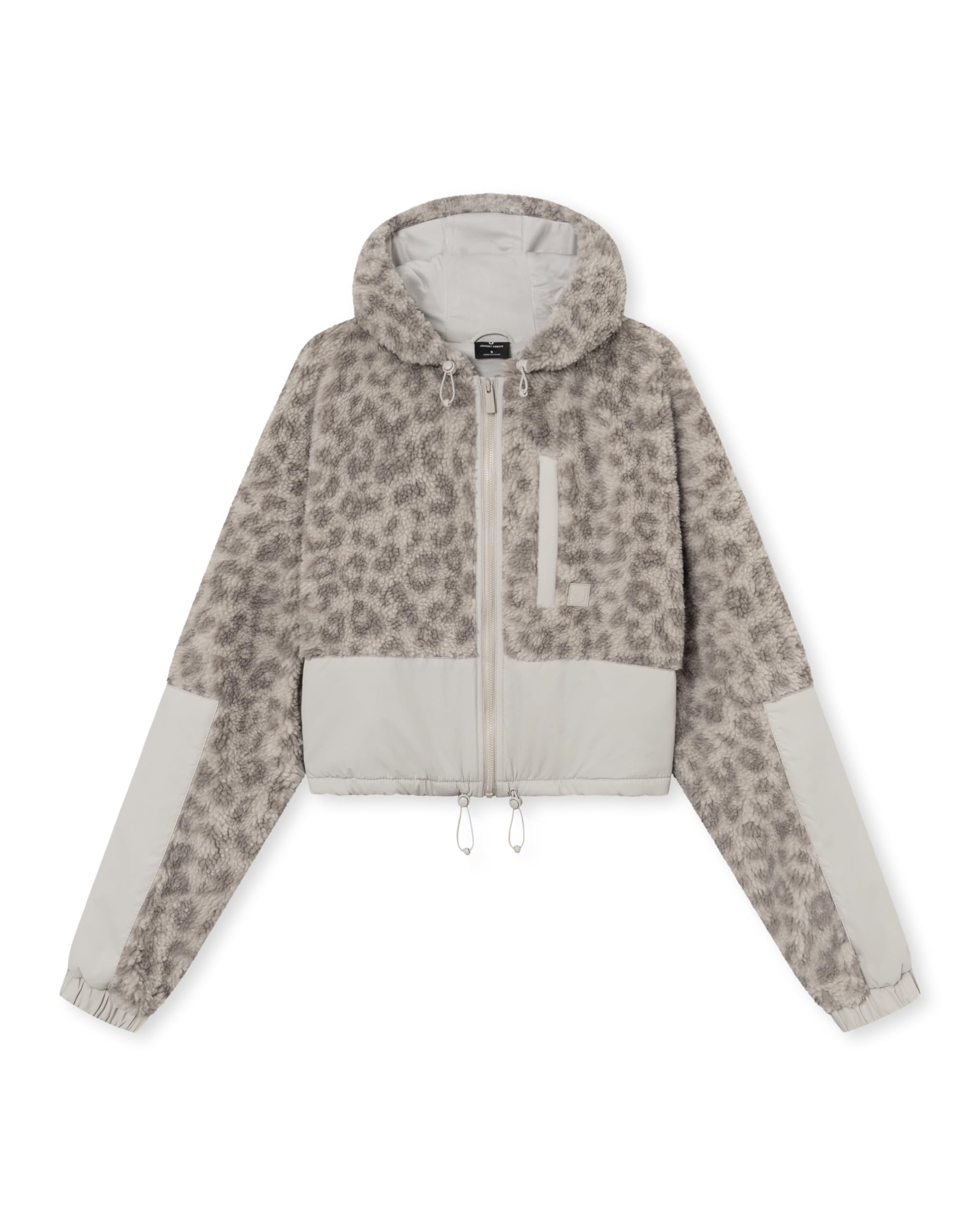 Johnny Urban Kurze Teddyjacke Damen & Herren - Carey - Cropped Unisex Sherpa Fleecejacke für Herbst & Winter - Teddy Jacke Mit Kapuze - Warme Übergangsjacke