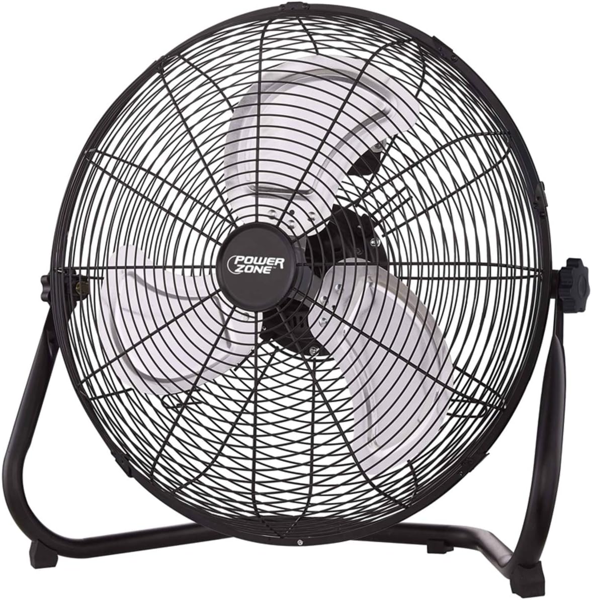 HOMEBASIX LF-18 High Velocity Floor Fan, 18-Inch, Black