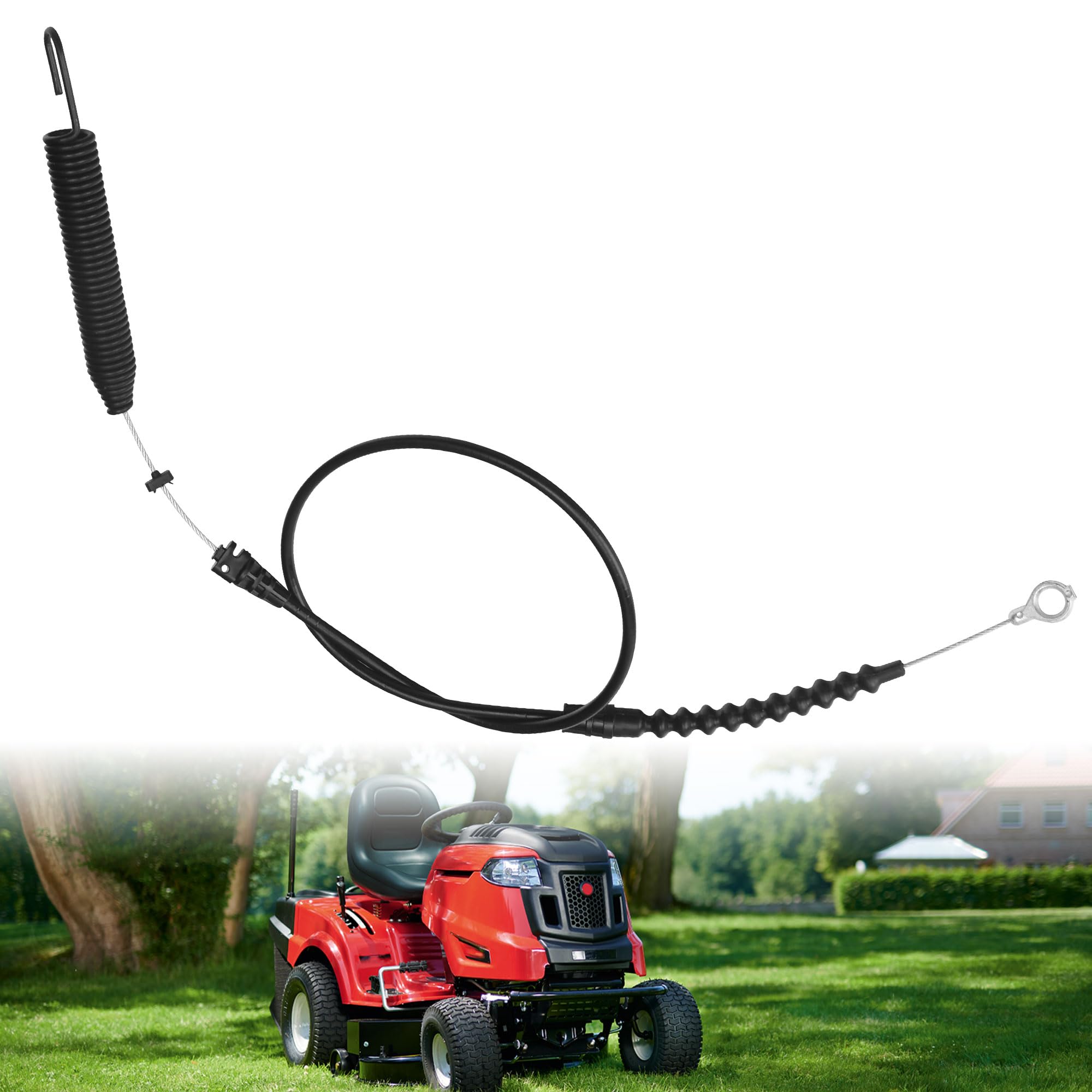 946-05124a 746-05124a Deck Engagement Cable Compatible with MTD Craftsman Troy-Bilt Lawn Mower - Fits model 13AC77XYA93 13AL78XTA93 T100 T1000 T107 T110 - Replace 746-05124 946-05124 946-05124A