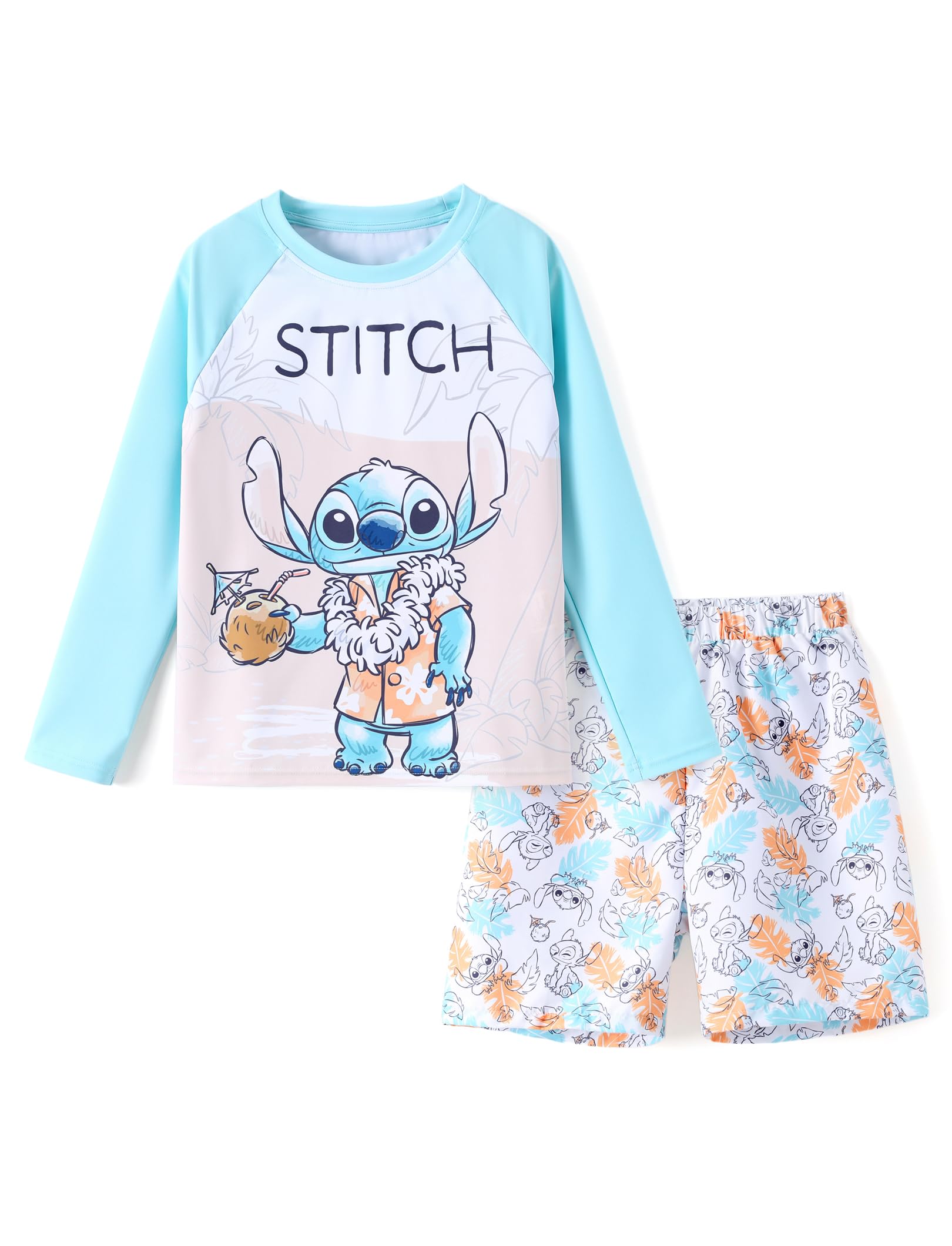 Disney Boys Spiderman Swimsuit Summer Beach Kids Rash Guard Swim Set 3M-13T