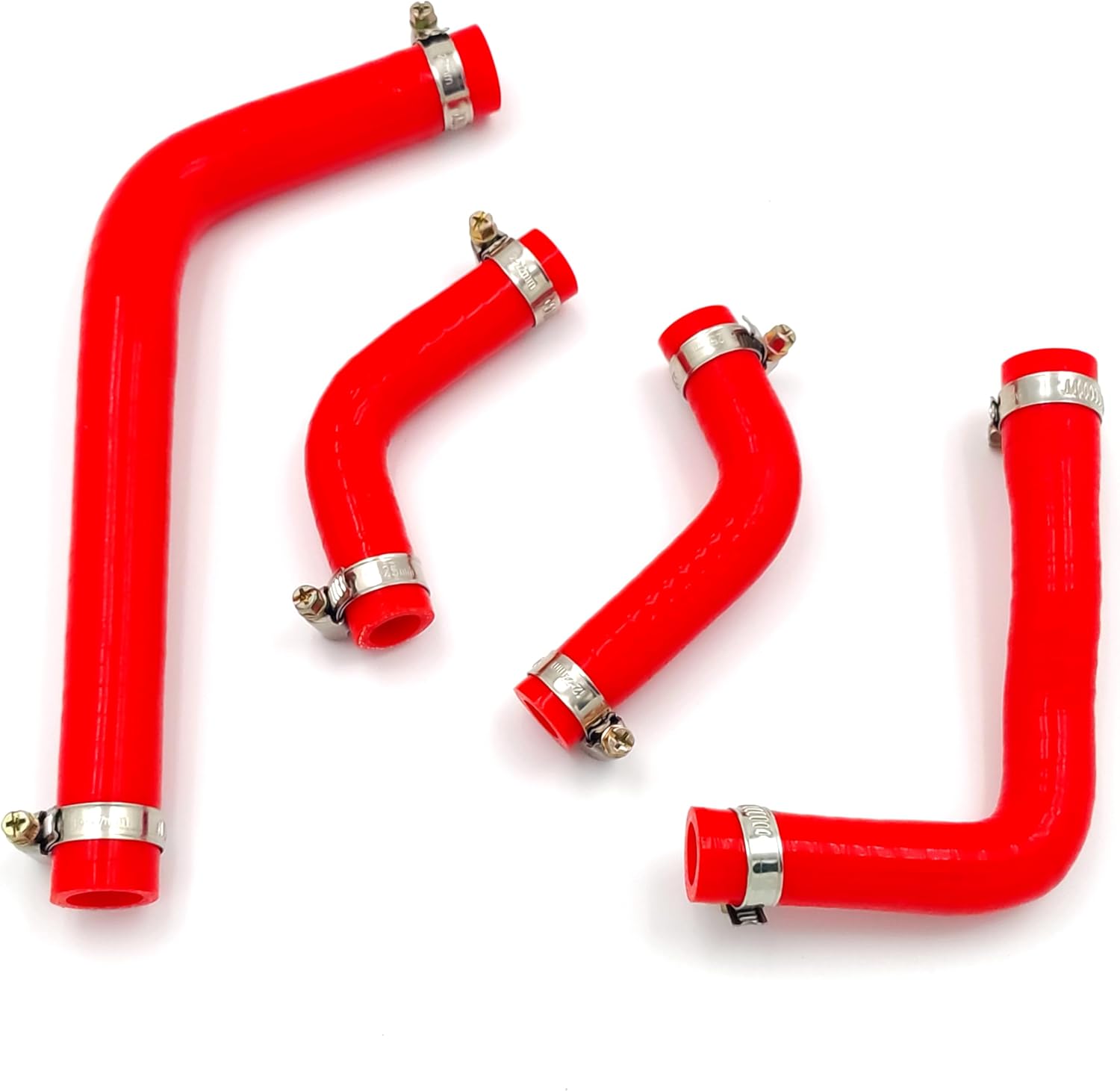 For Honda 2004-2009 CRF250R 2004-2017 CRF250X Silicone Radiator Hose Kit With Clamps Cooling Coolant Pipe Tube Hoses 2005 2006 2007