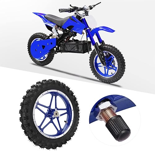 Miniatura 8 de Conjunto de rueda delantera, neumático de freno de disco delantero de 2.5 a 10 pulgadas, antideslizante para mini moto de cross de 2 tiempos