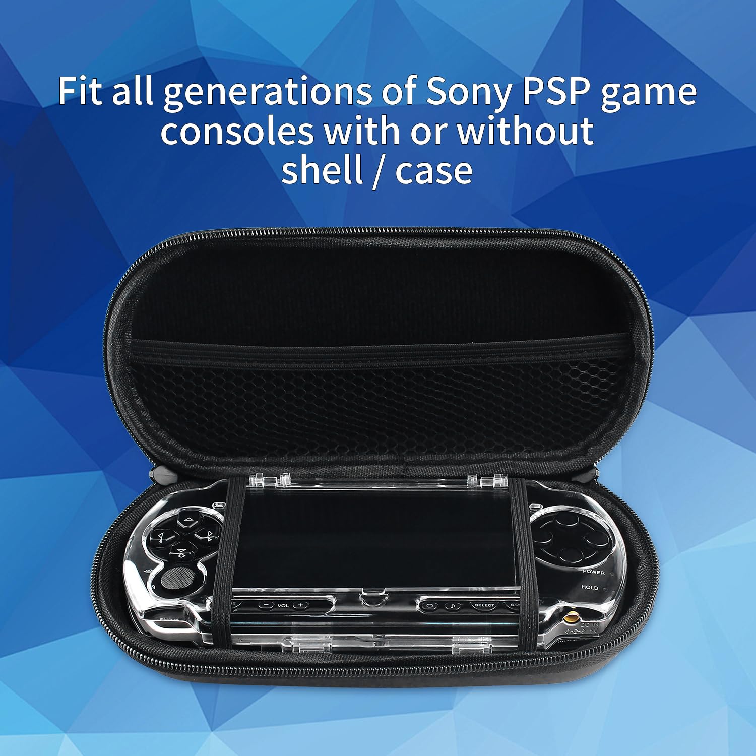 OSTENT EVA Duro de Viaje Funda de Transporte Bolsa Protectora para Sony PSP 1000 2000 3000