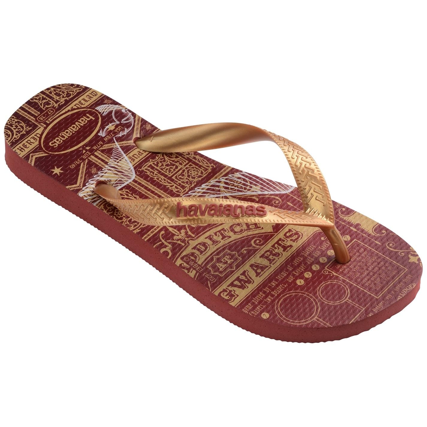 Havaianas - Harry Potter, Chanclas Cómodas, Duraderas y Ligeras, Suela con Elementos Icónicos, Adultos Unisex