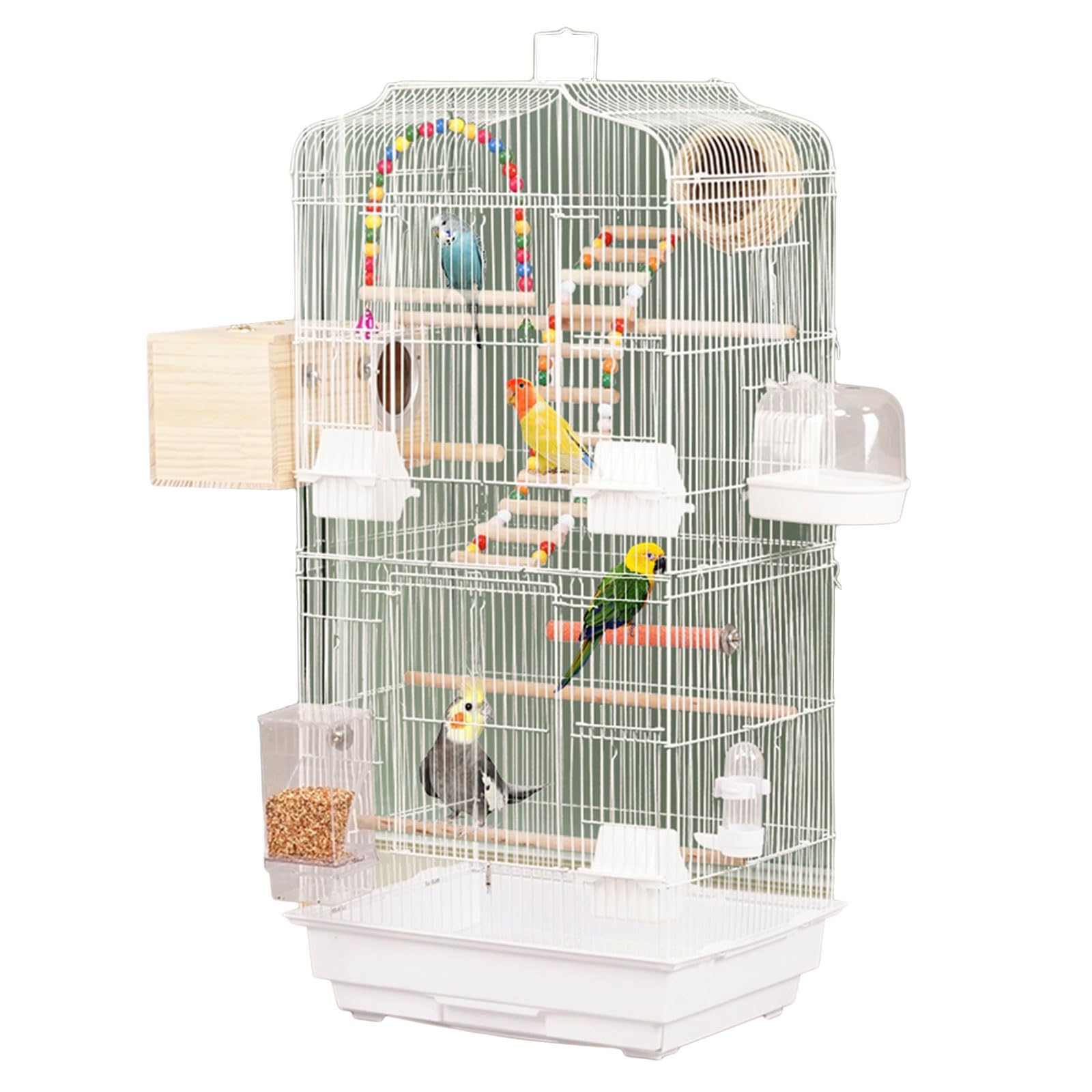 Amazon | RTTZBOZ 大型鳥かご マルチドア設計の屋内用鳥小屋 鳥かご