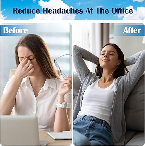 Miniatura 10 de 6 cubiertas de luz fluorescente con 48 imanes, filtros de luz magnéticos decorativos para techo, aula, oficina, cocina, decoración (árbol)