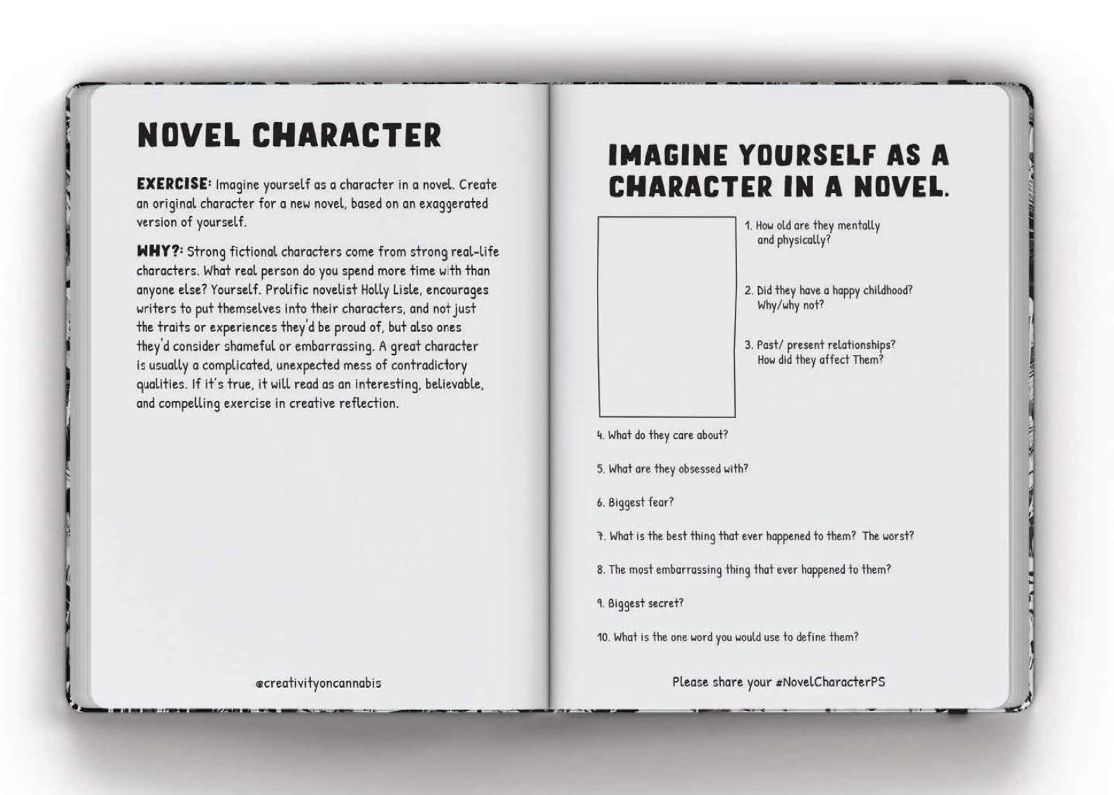 Creative Thinking Journal: sfide divertenti e creative progettate per aumentare la tua creatività.