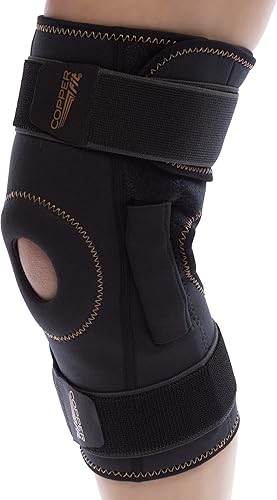 Miniatura 6 de Copper Fit® Rodillera de movimiento natural, bisagra TRI-PIVOT, ajustable, talla única