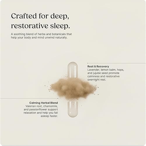 Miniatura 2 de Greenworks Nature's Rest - Suplemento orgánico para ayudar al sueño con pasiflor, ashwagandha y manzanilla, apoyo natural para dormir para noches