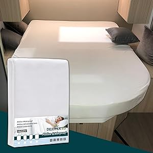 Protège-matelas imperméable spécial camping-car caravane