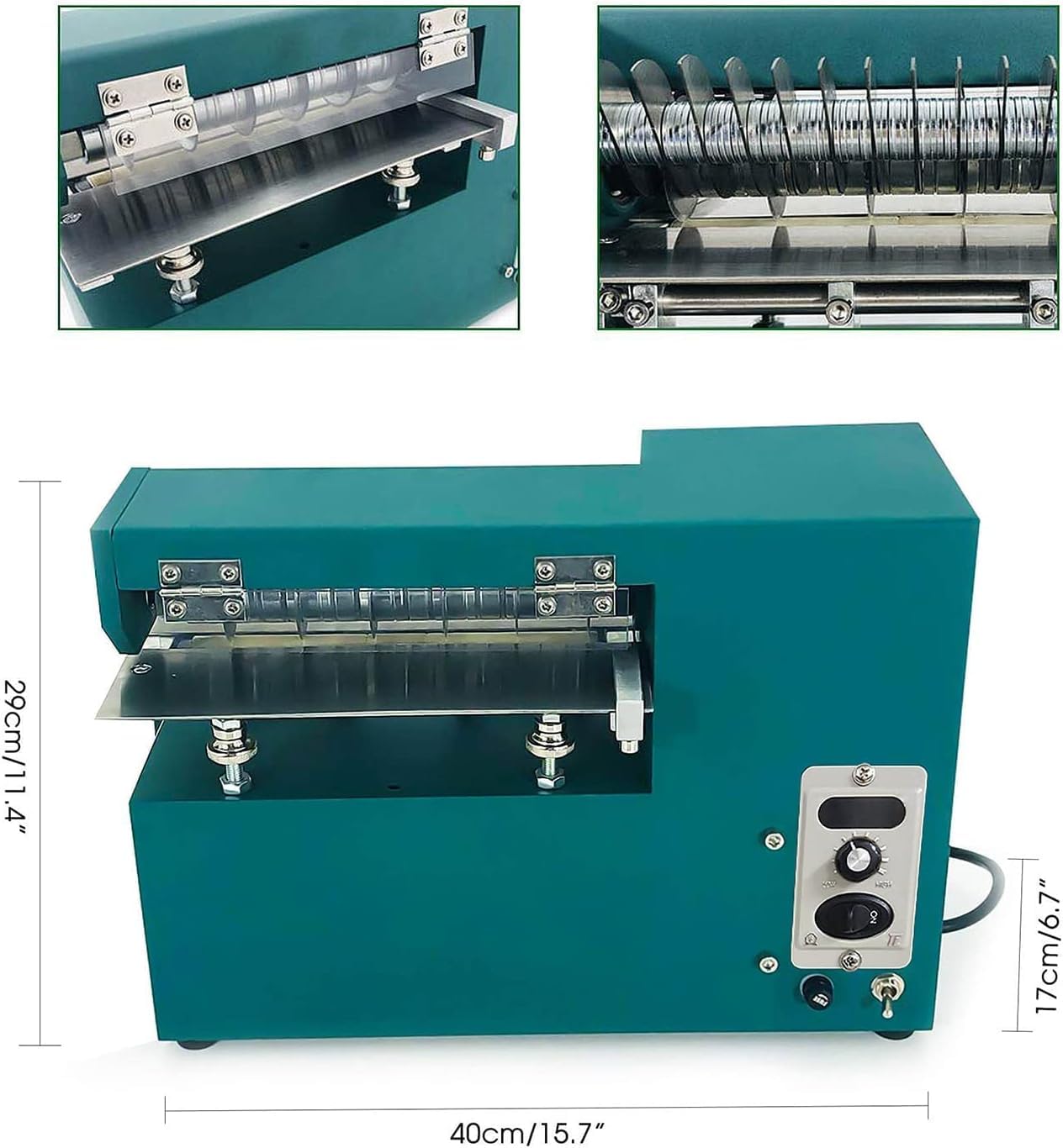 Hyqg Machine à Refendre Le Cuir 60 W Machine à Refendre Le Cuir, 1600 TR/Min Ou Limite De Coupe De Longueur De Tissu Ou Ciseaux électriques en Tissu pour Sacs, Chaussures, œuvres d'art
