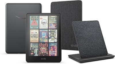 Kindle Colorsoft Signature Edition (32 GB) ohne Werbung, eine Amazon-Stoffhülle und eine kabellose Ladestation Made for Amazon