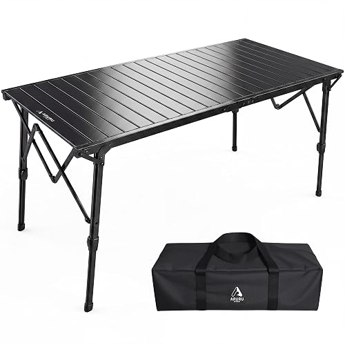 ARURU 50 quot Large Folding Camping product photo (Camp Tables) — ScooterReviewPro review