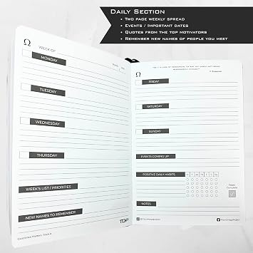 The Elite Daily Planner: The ONLY daily planner created by active duty US Special Operations Forces to manage their bandwidth. Let our system work for you.