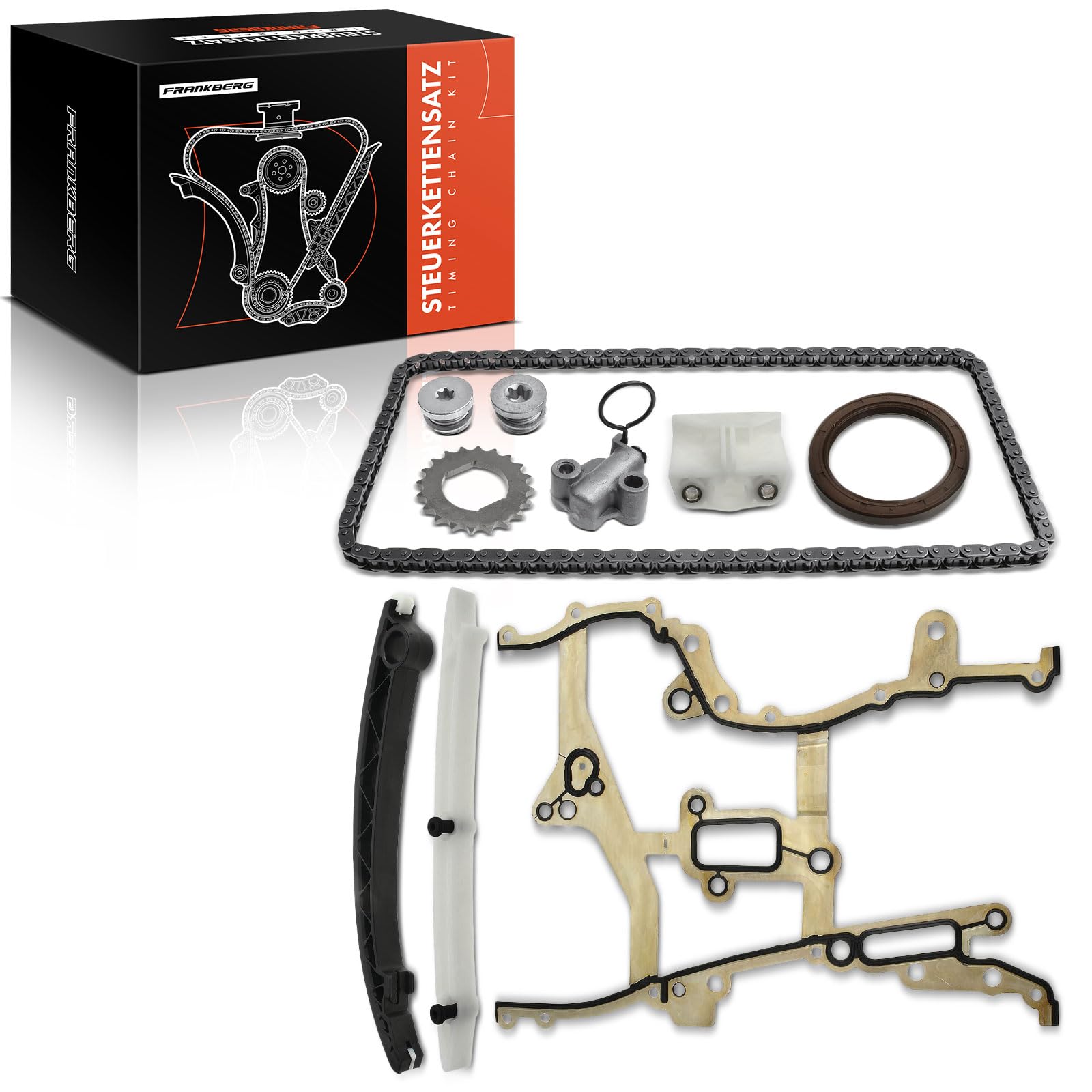 Frankberg 12x Catene di distribuzione Benzina Compatibile con Mokka/Mokka X J13 1.4L Adam M13 1.4L Adam M13 1.2L Zafira Tourer C P12 1.4L Corsa D S07 1.4L Replace# 55355345