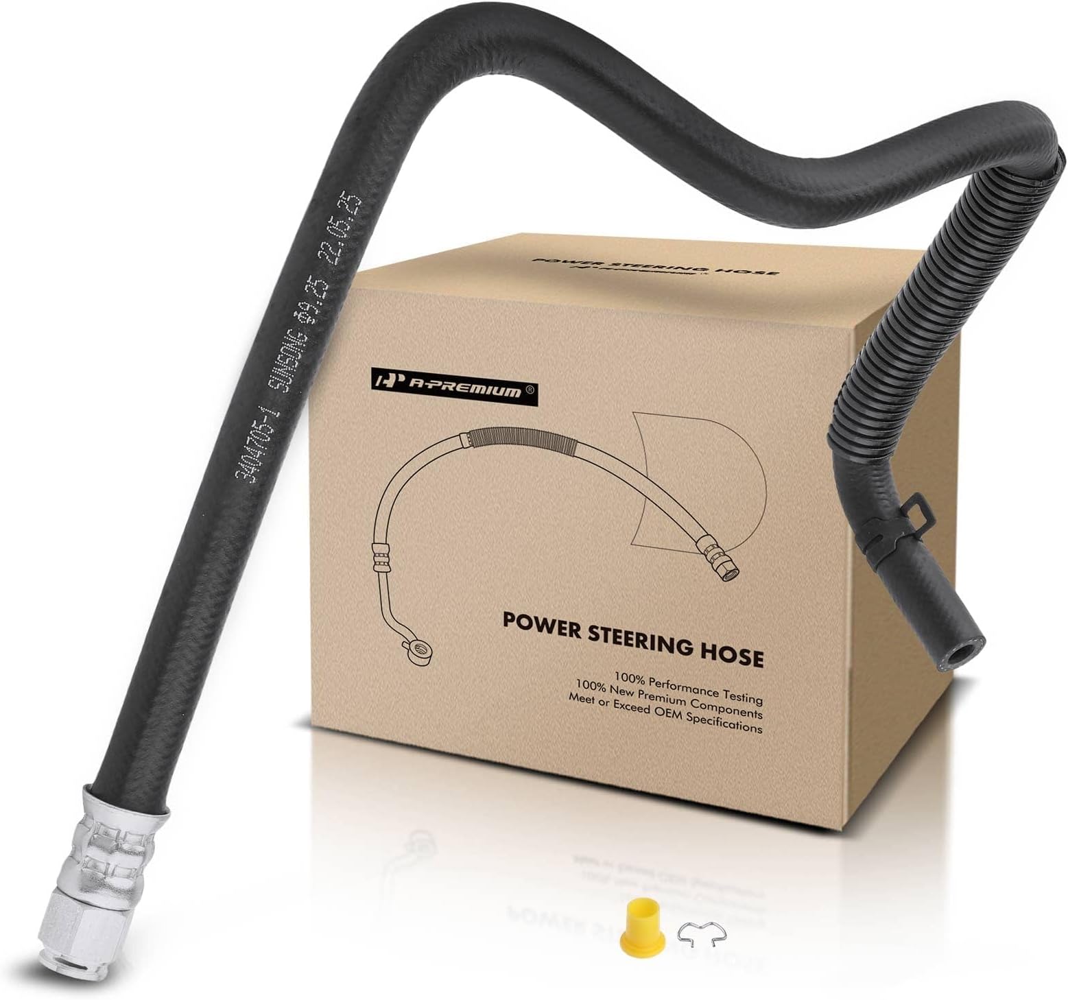 A-Premium Power Steering Return Hose Line Compatible with Jeep Grand Cherokee Dodge Durango 2012-2015 Cooler Tube To Reservoir