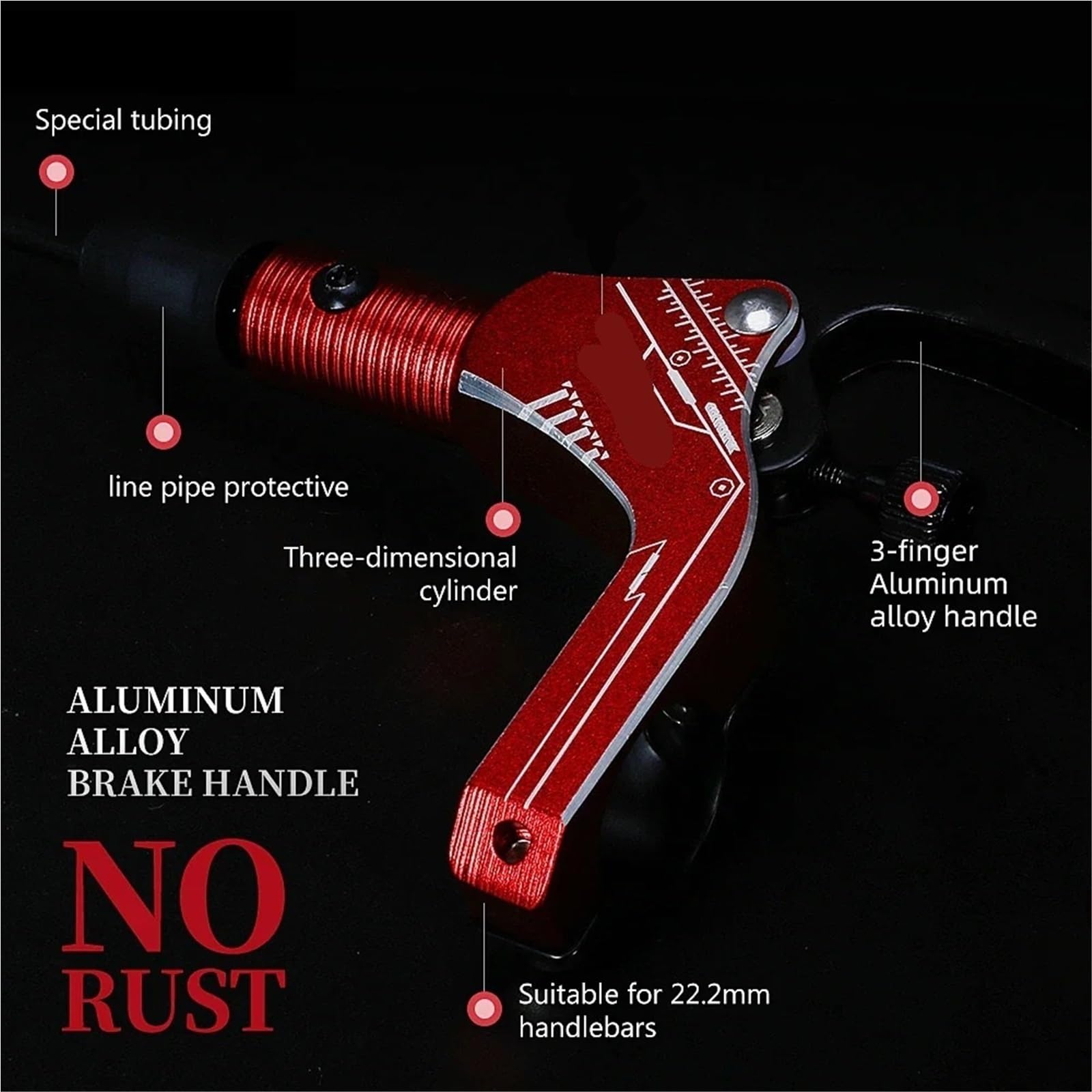 MTB Set Freno A Disco Idraulico Anteriore Posteriore 160mm Rotore Freno A Disco Pilastro A 22.2mm Maniglia Parti della Bici