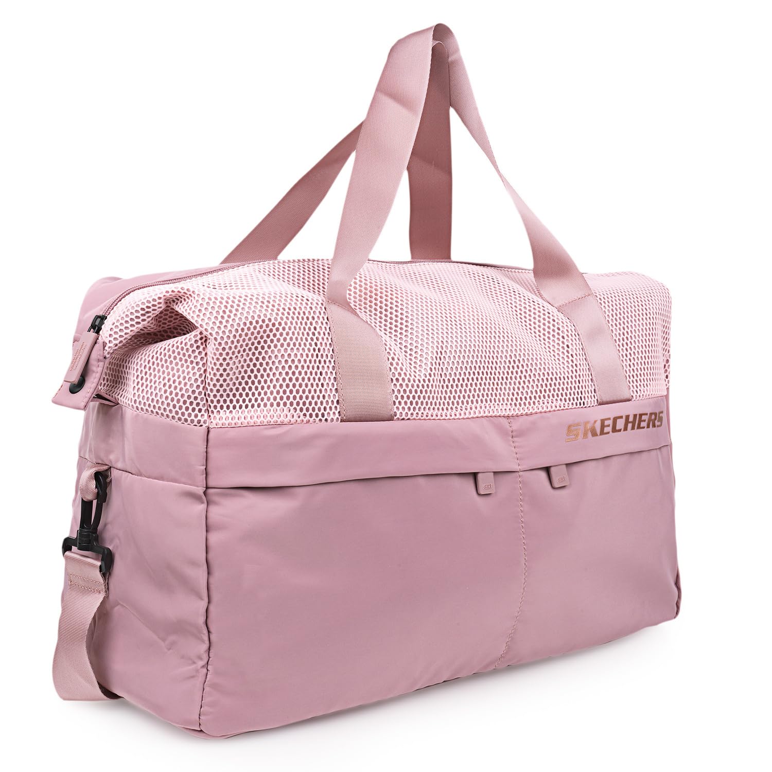 Skechers - Bolsa Deporte Unisex Fw21 Versátil para Gimnasio Viaje Mujer Y Hombre Resistente Espaciosa Ideal para Piscina Y Fin De Semana, Woodrose