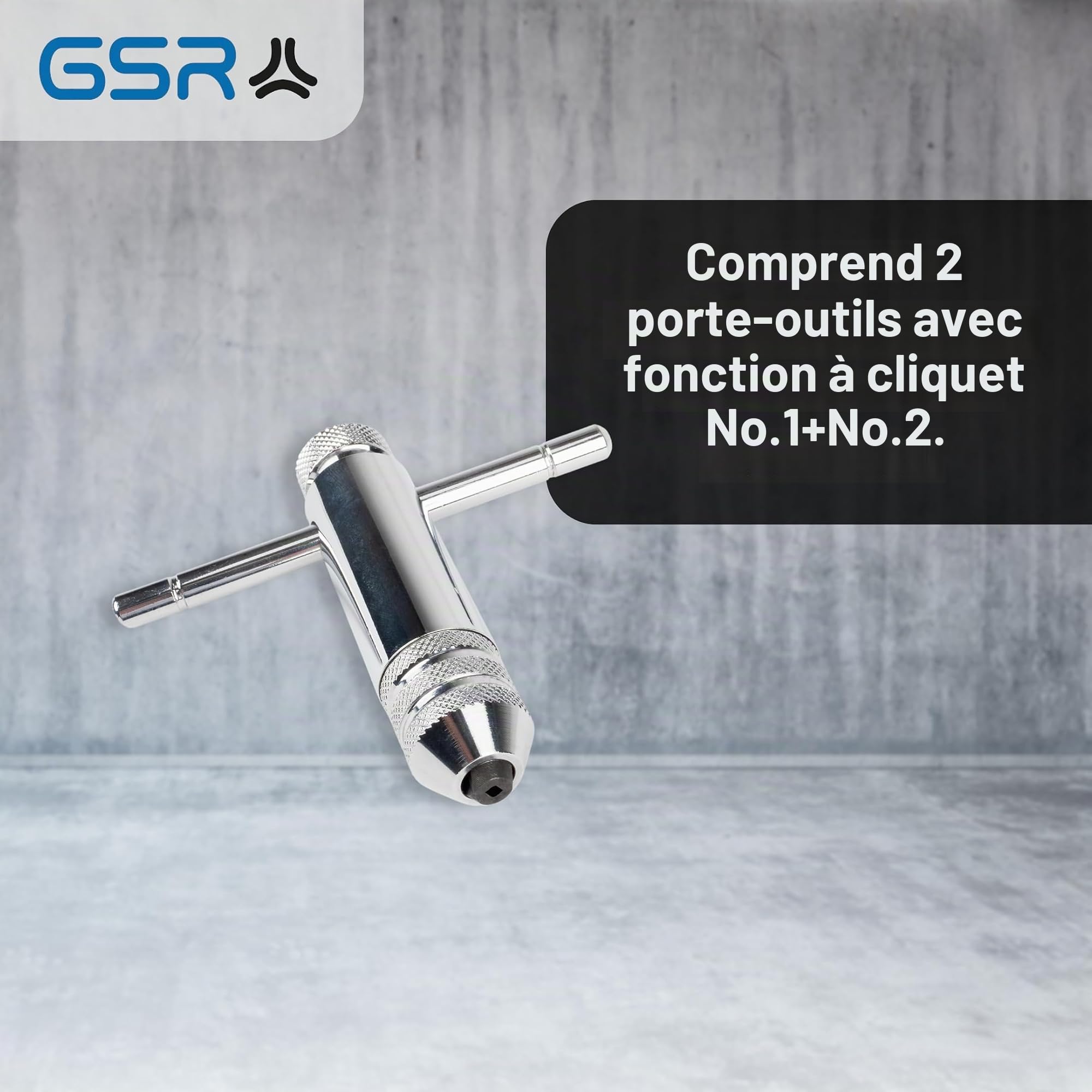 PROFI 56pièces Gewindeschneidsortiment M3-M20 HSS GSR