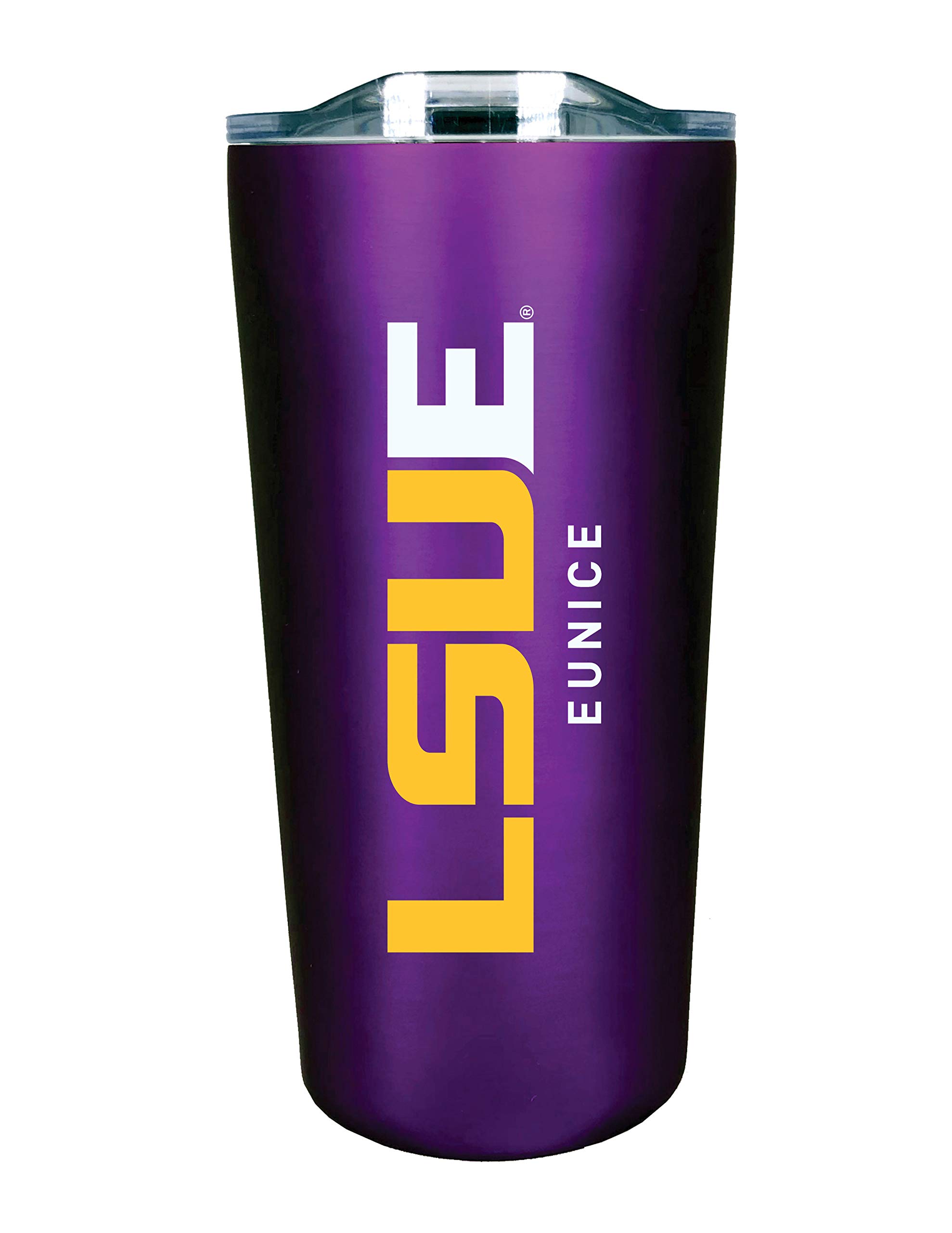 LSU Eunice Double Walled Soft Touch Tumbler, Design-1 - Purple