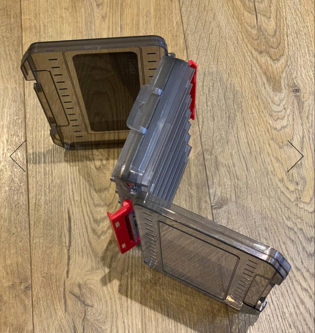Generic Portafoglio per esche da pesca, custodia rigida, grande, 14 slot