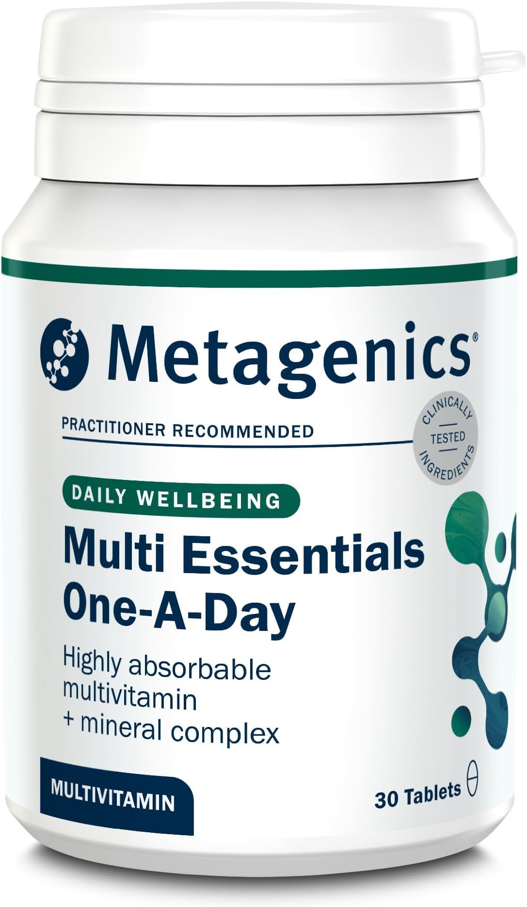 Metagenics Multi Essentials One A Day Multivitamin - 30 Tablets