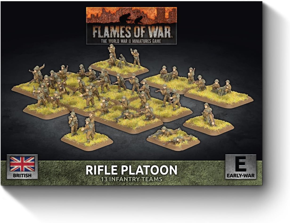 Flames of War: BBX85 BEF Rifle Platoon (Plastic)