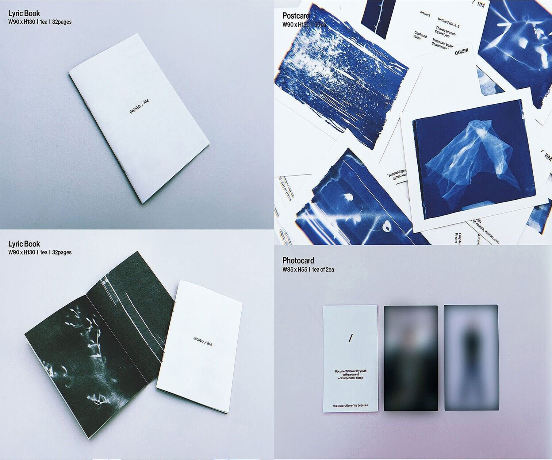 Amazon.co.jp: BTS RM INDIGO Album ( BOOK EDITION Ver + POST