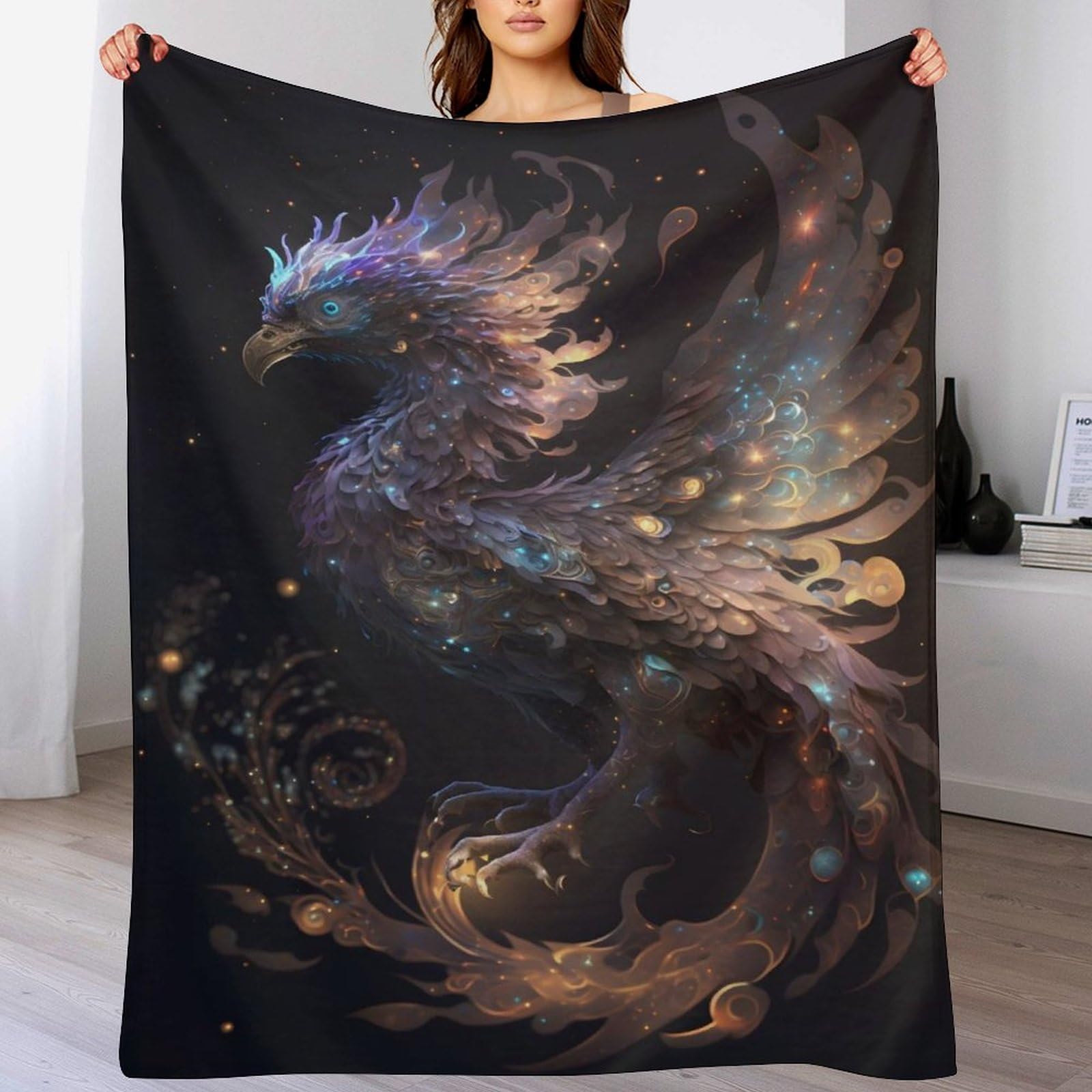 Couverture polaire griffon magique : plaid chaud pour cocooning sur canapé ou lit