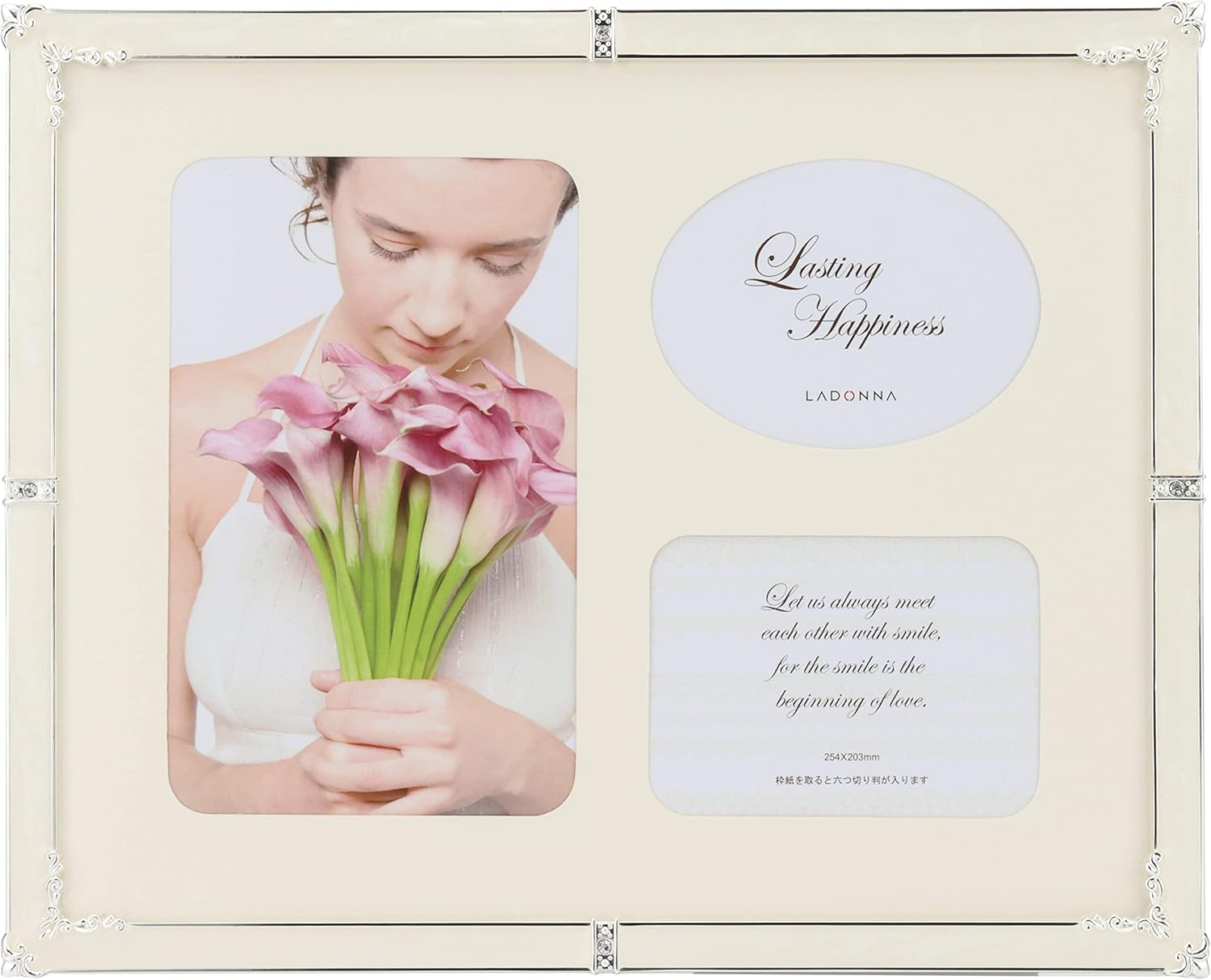 LADONNA Photo Frame Rokutsuki corresponding White MJ62-06-WH