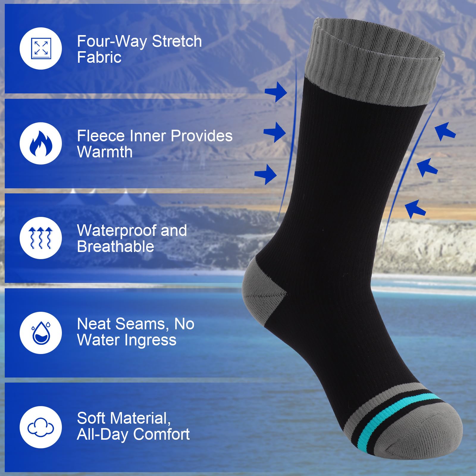 Chaussettes Imperméables Unisexe
