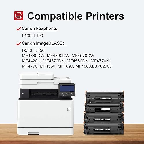 Miniatura 2 de Cartucho de tóner 128 de repuesto para Canon 128 CRG128 compatible con faxphone L100 L190 ImageCLASS LBP6230DW MF4880DW D530 MF4890DW MF4570dn