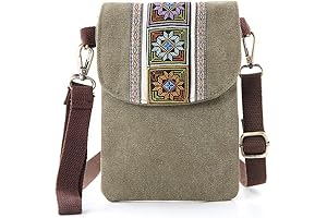 Vintage Embroidered Crossbody Bag