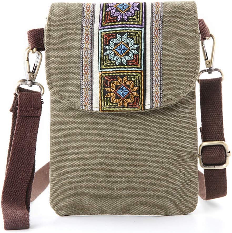 SILKAREA womens Silkarea1058 small Canvas Crossbody Bag