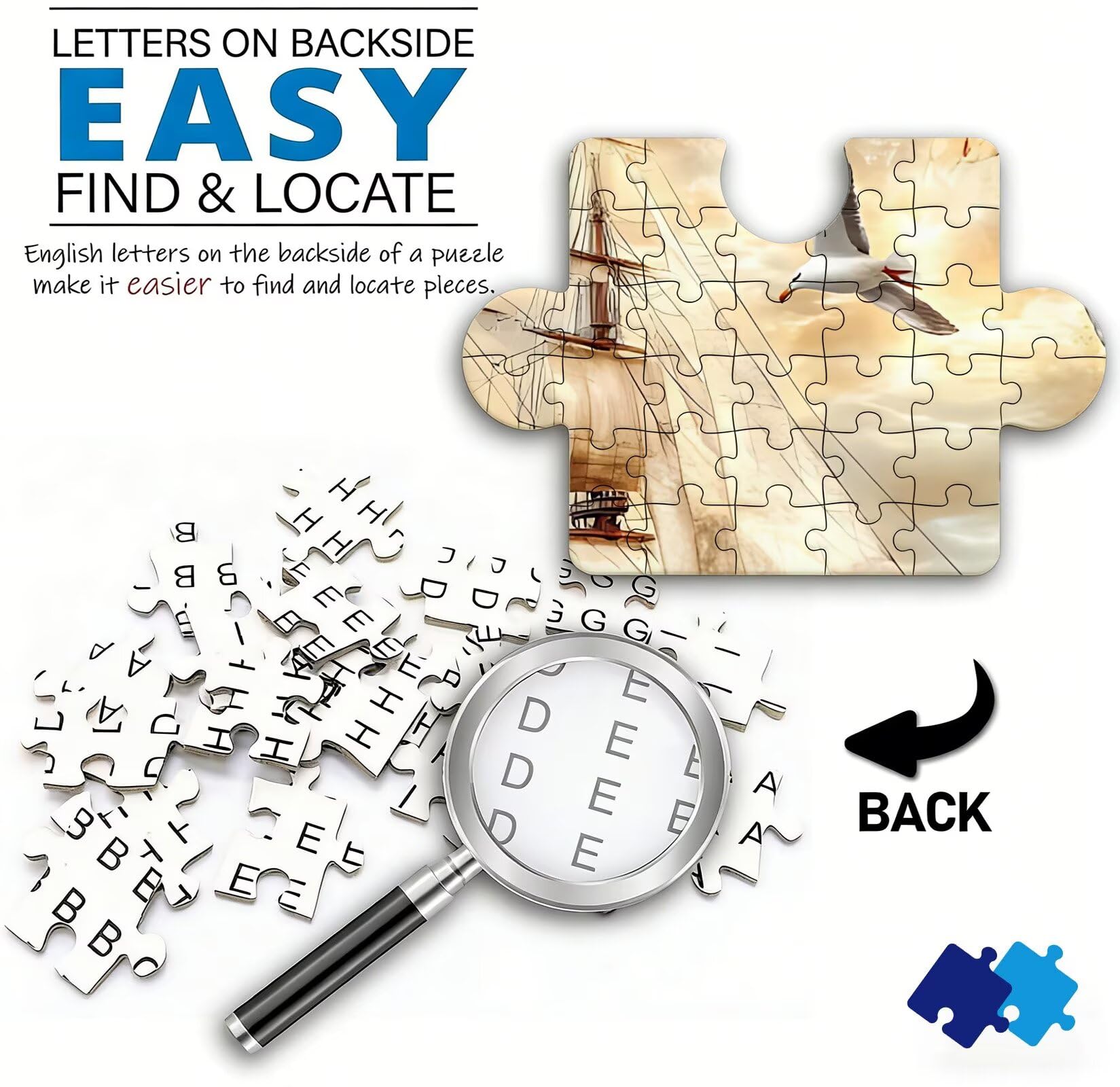 Puzzle Puzzle 1000 elementów dla dorosłych z plakatem w zestawie, drewniane puzzle do gry rodzinnej, edukacyjna i antystresowa zabawa, dekoracja ścienna do domu, prezent urodzinowy, 75 x 50 cm retro