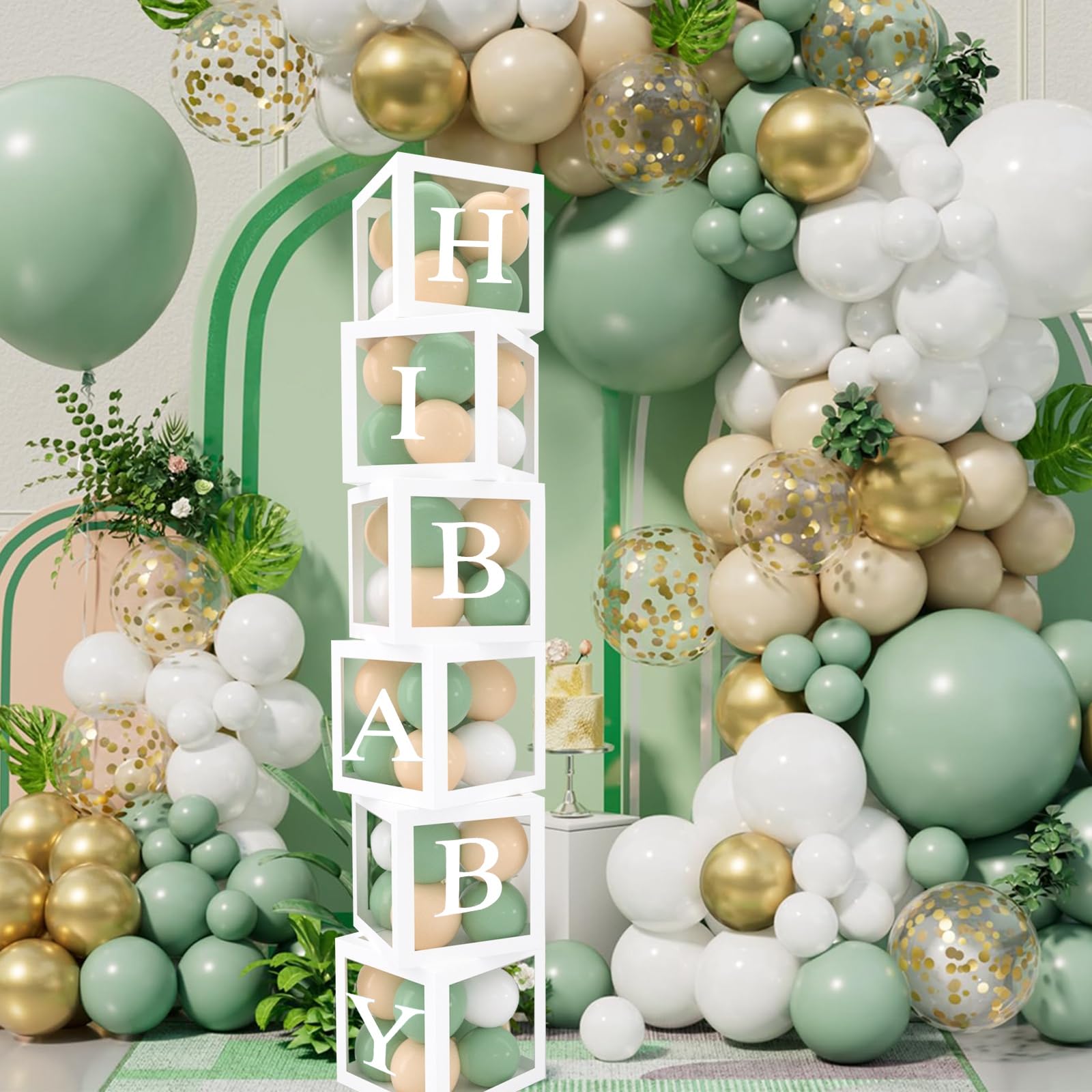 Cube à Ballon Anniversaire 30 cm - Decoration salle Anniversaire pas