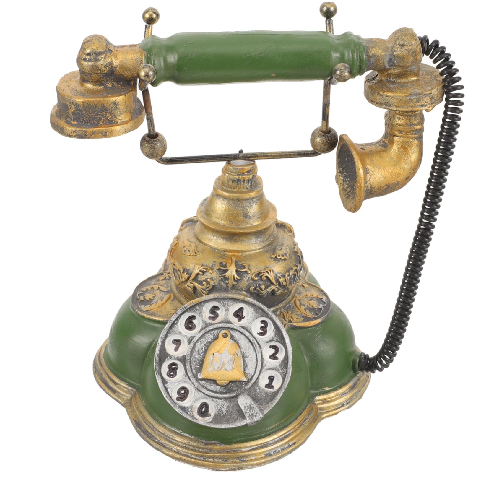Téléphone mural rétro vintage à cadran fixe Cabilock ornement ancien de chambre