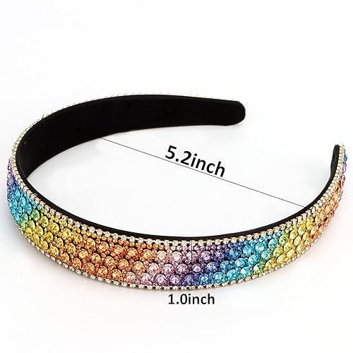 Vista 21 de YISSION 2 diademas para mujer, diadema de diamantes de imitación, diadema de perlas de cristal con brillantina, diademas de moda para niñas, Plateado